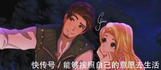 高塔|迪士尼公主遇上日漫风,花木兰变成了仙女,乐佩的头发成为了亮点