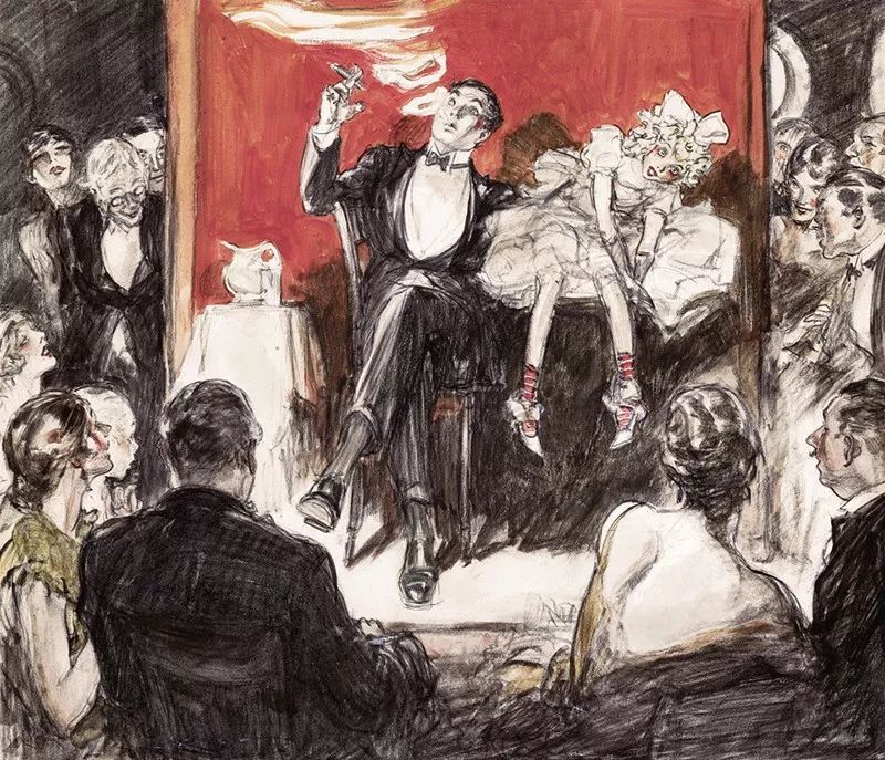 上流社会@美国最伟大的插画家,记录了上流社会的男男女女纸醉金迷的情景