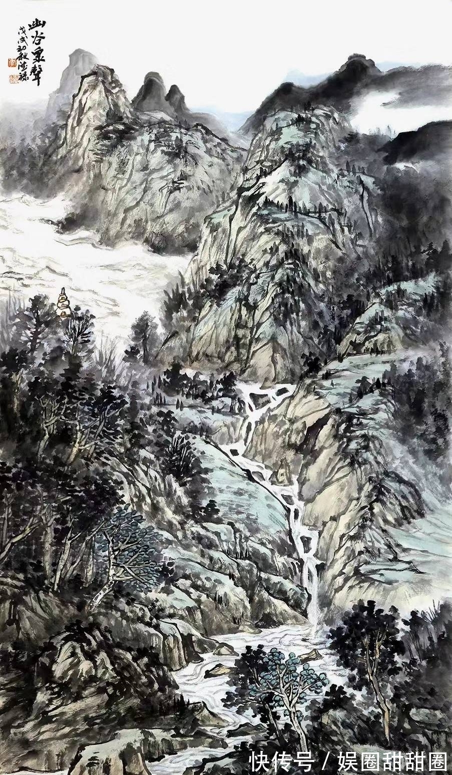 幅幅|李德禄山水画作品集,幅幅都美不胜收、气势磅礴