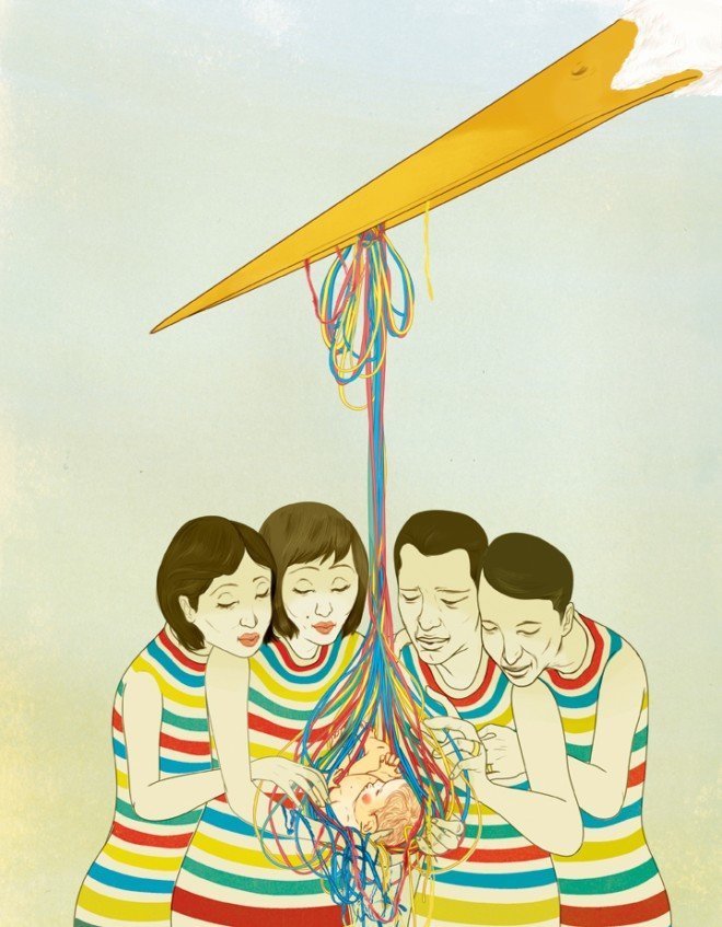 纽约视觉艺术学院#著名插画师马科斯的作品,好迷人!