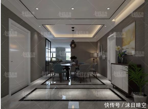 地下室|【鲁班装饰】海埂悦府210㎡现代风格,最完美的模样