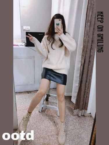 温暖又时尚的毛衣穿搭,每一款都好好看,可盐可甜