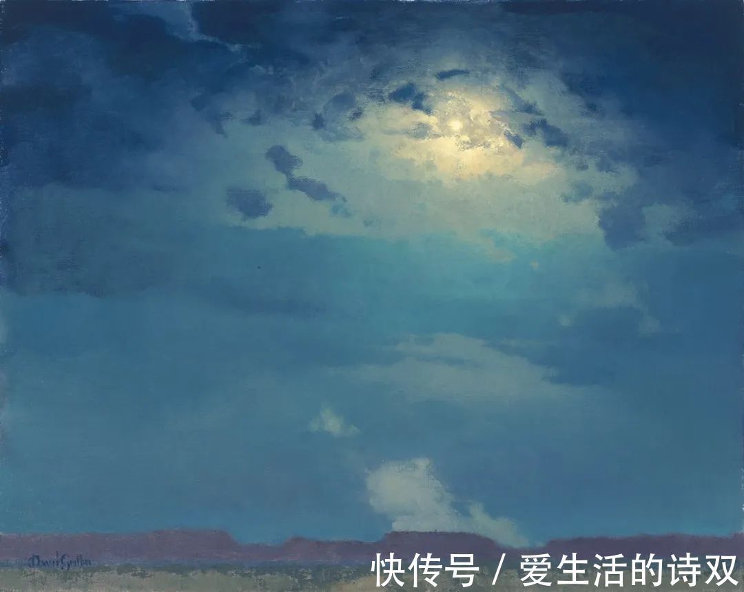 卢伯克$大卫·格里芬的风景油画高清图,放大看,更迷人