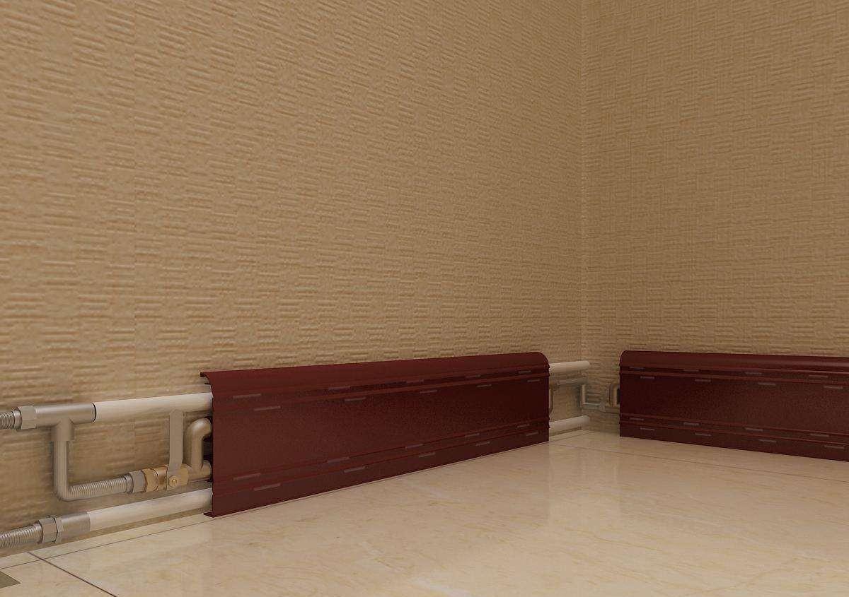 踢脚暖|很多人家里都不安地暖了,改用踢脚暖,比地暖安装简单,升温还快