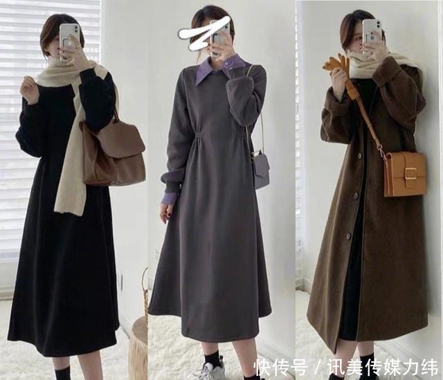 优雅|精致女人的冬日穿搭,用深色系的叠穿法则,穿出优雅知性女人味!
