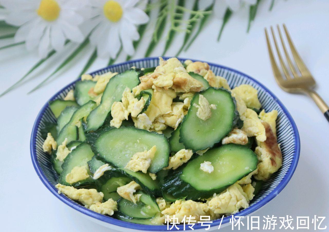 清新爽口的家常菜：黄瓜炒鸡蛋，口感清香软嫩，大雪过后滋补养生