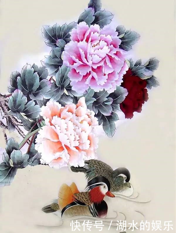 好漂亮的鸳鸯戏水图:祝愿天下有情人!