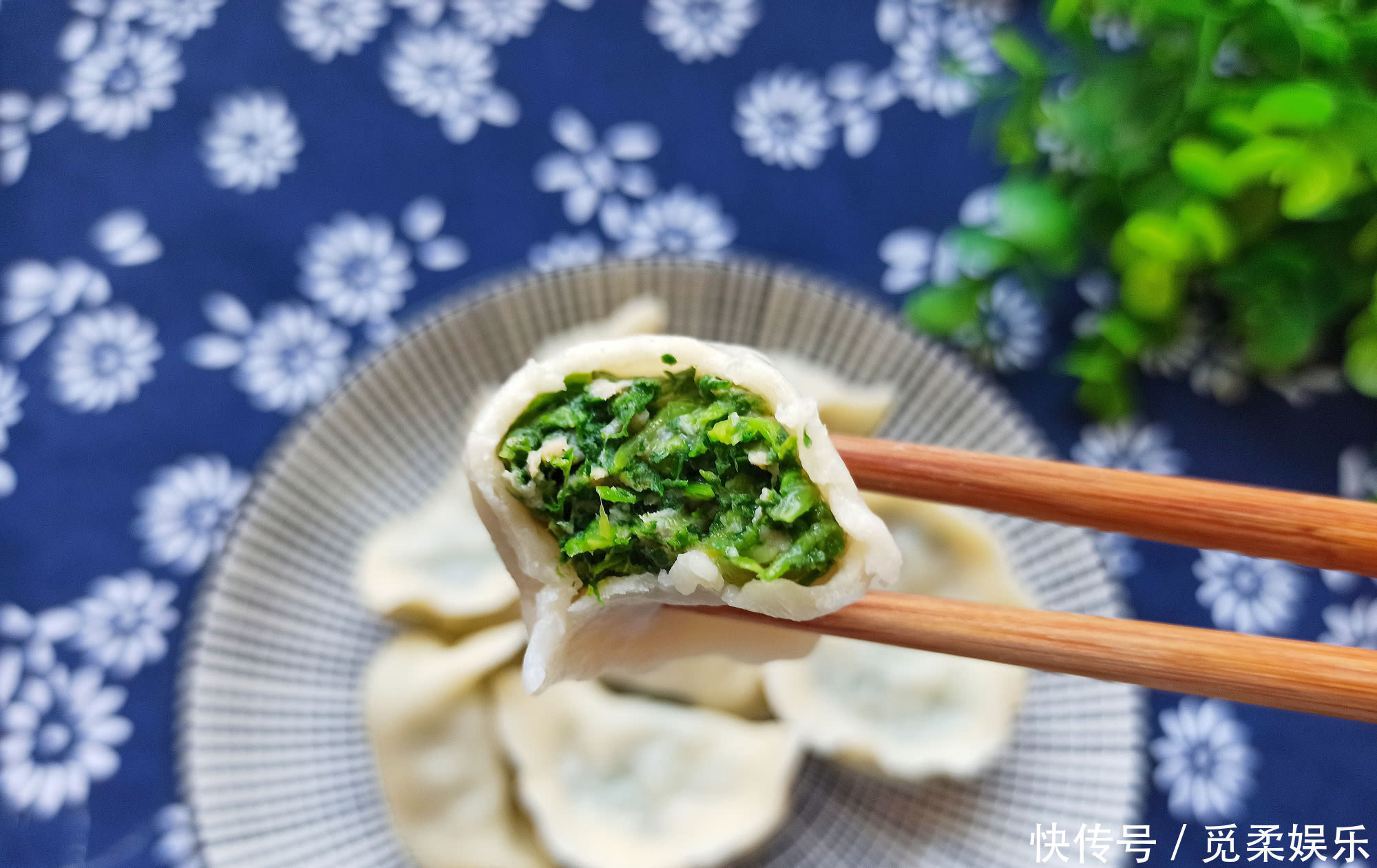 春天的野菜我只认它，做成饺子馅真香，鲜嫩多汁，城里人很少吃过