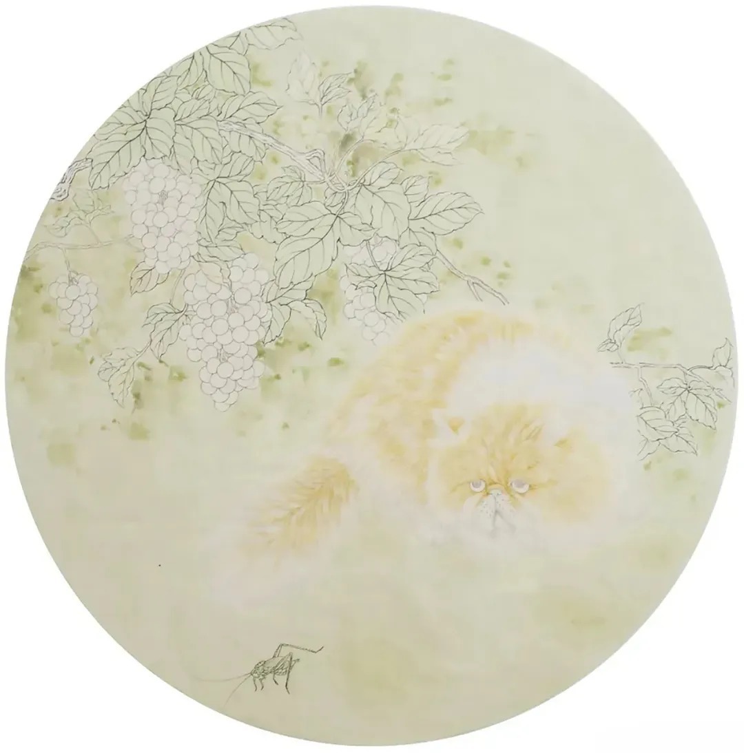 赭石！《加菲猫》工笔画法步骤