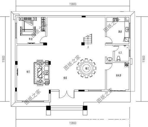 户型|5款180平左右的农村二层房屋图,第四款带洗衣房,你有没有喜欢的?