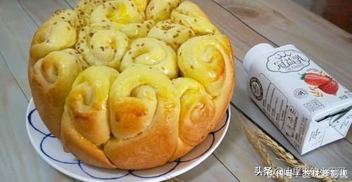 教你面包最简单的做法,不用烤箱不用蒸,暄软拉丝,再也不用买了