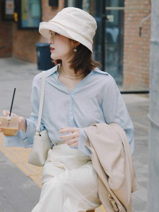 针织衫|被秋天的“阔腿裤”美到!不光很流行,搭配起来简单还很好看