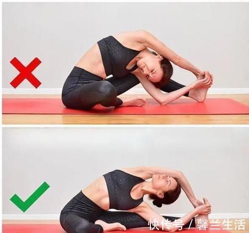 体式|20个最容易做错的瑜伽体式,第1个很多人做错了