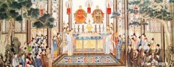 唐朝兴起拜年,春节成为官方节日,家家户户张灯结彩并且设有酒席