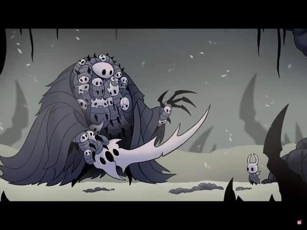 黑暗|网友绘制《黑暗之魂》《空洞骑士》联动艺术图颇具创意