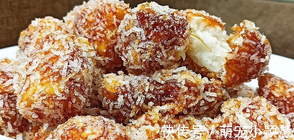 小猫|教你做逢年过节压桌甜点“雪花山药”脆酥香甜，孩子和老婆爱吃