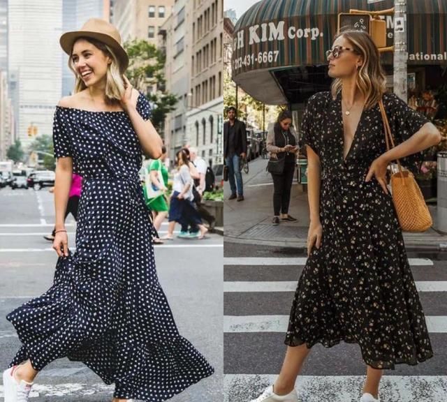 帆布鞋|把高跟鞋放一边!鞋底1cm的“平底鞋”成宠儿,搭连衣裙优雅时髦