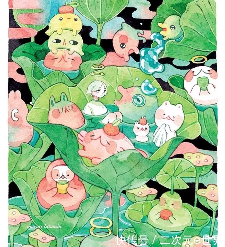 bitamin!每日插画 8年,从画渣到大神,不努力你永远不知道自己有多优秀