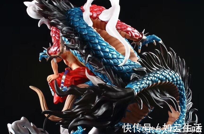 二代鬼彻|海贼王凯多战败手办,500元有百万效果,网友却骂了路飞