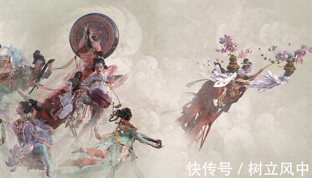 河南卫视!美轮美奂,国画原来还可以这样画,网友:这才是国画应该有的样子