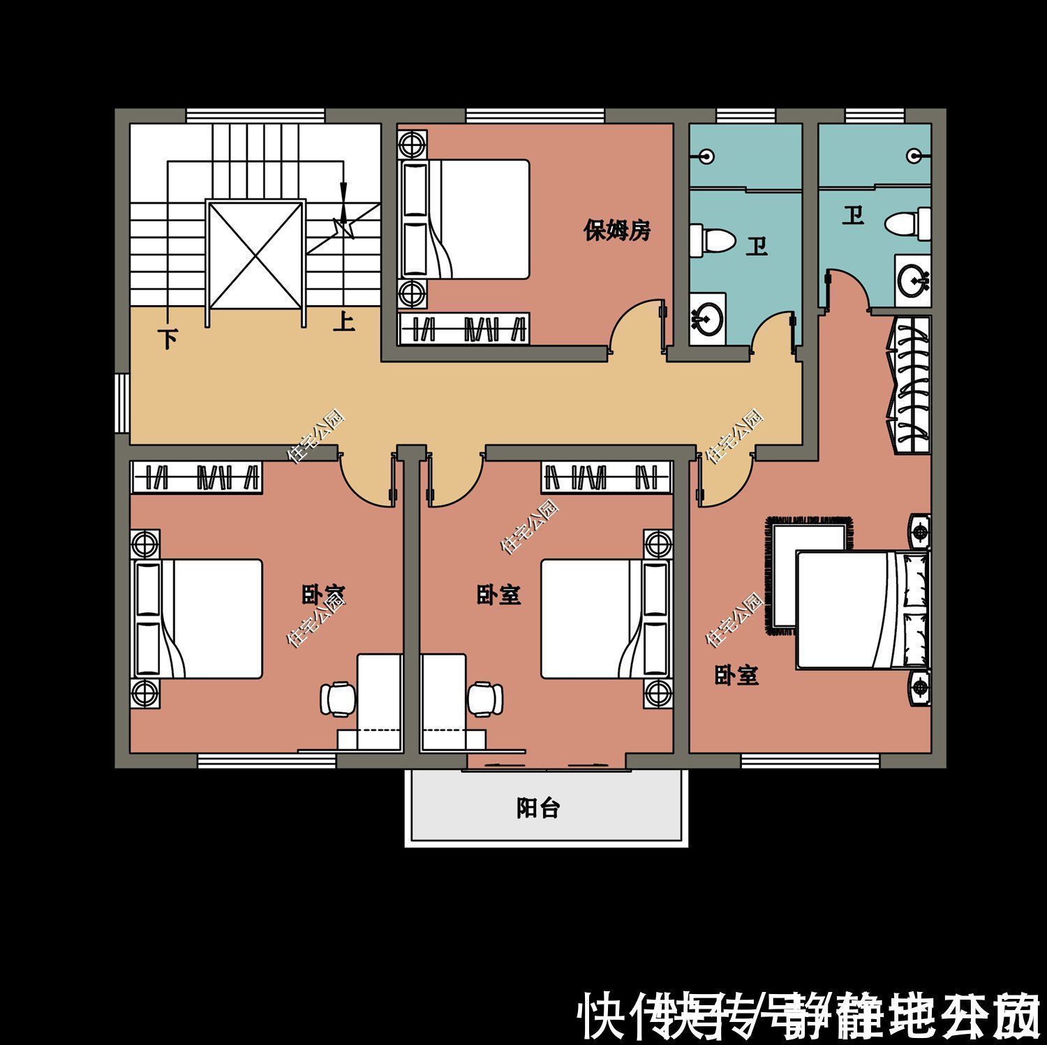 实用|10套柴火灶户型推荐,实用性不输城里小区房,尤其是第6套太美了
