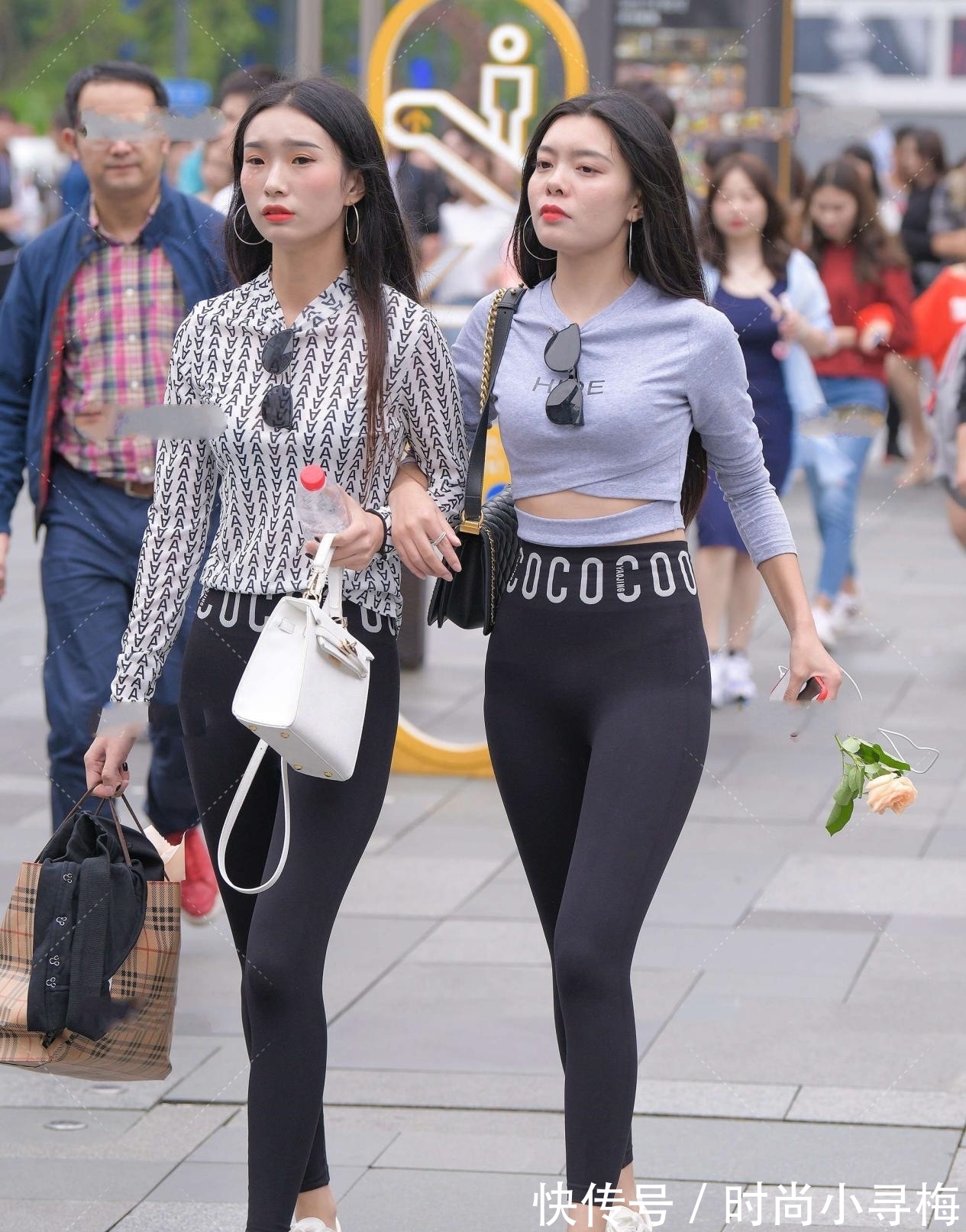 搭配|同样一条瑜伽裤,搭配不同上衣,出来的感觉完全不一样