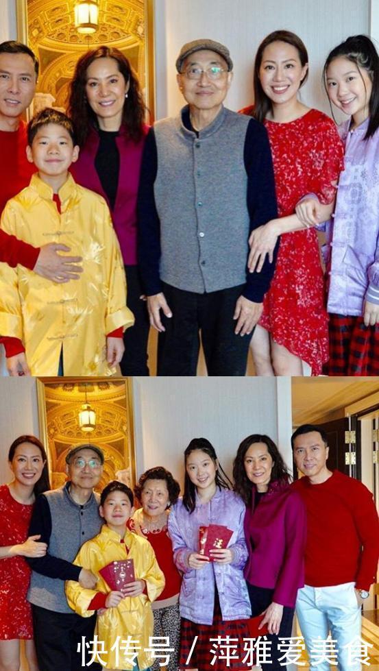 甄子丹回娘家拜年,汪诗诗爸妈恩爱同框,