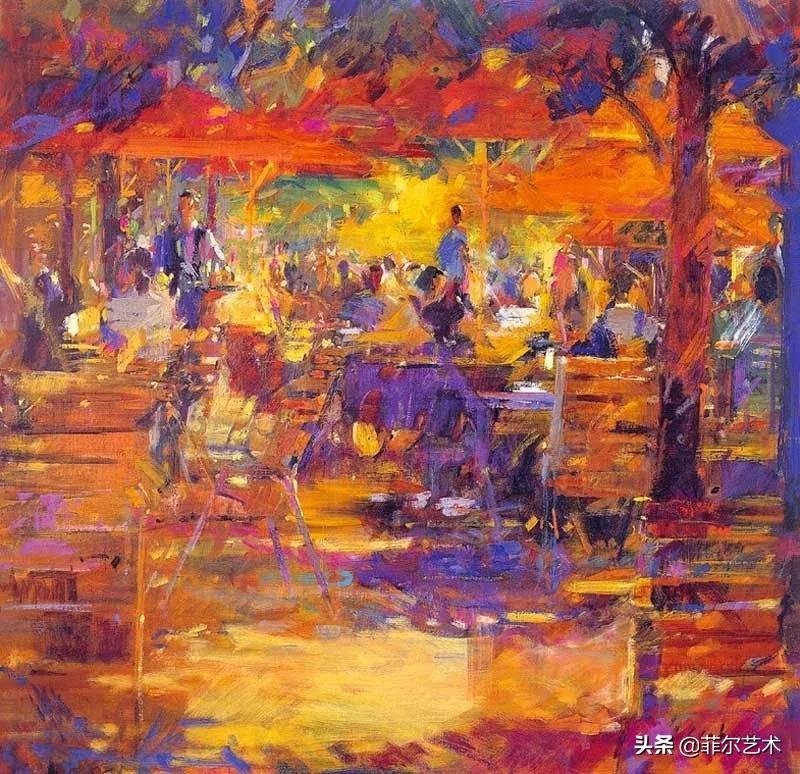 色彩!「油画欣赏」生动鲜明的色彩,一种独特的华丽风格