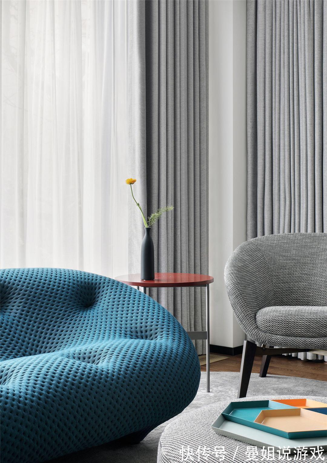 娱乐区|现代简约风别墅设计,用心感受生活本质,回归纯真心态