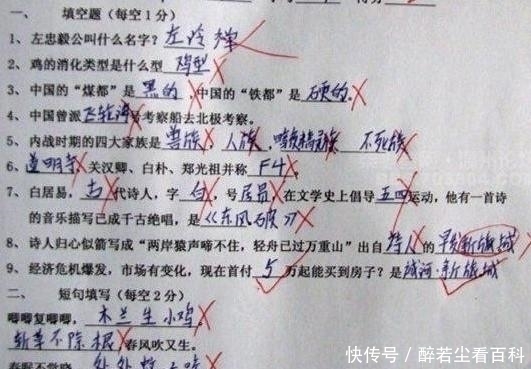 小学0分试卷，脑洞大开，谁还敢说中国式教育不行，全是人才