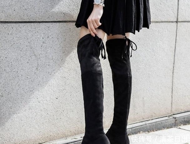 高跟女靴韩版百色显|又冷又土的单鞋别穿了,今年这种暖暖鞋火了,时髦保暖不累脚