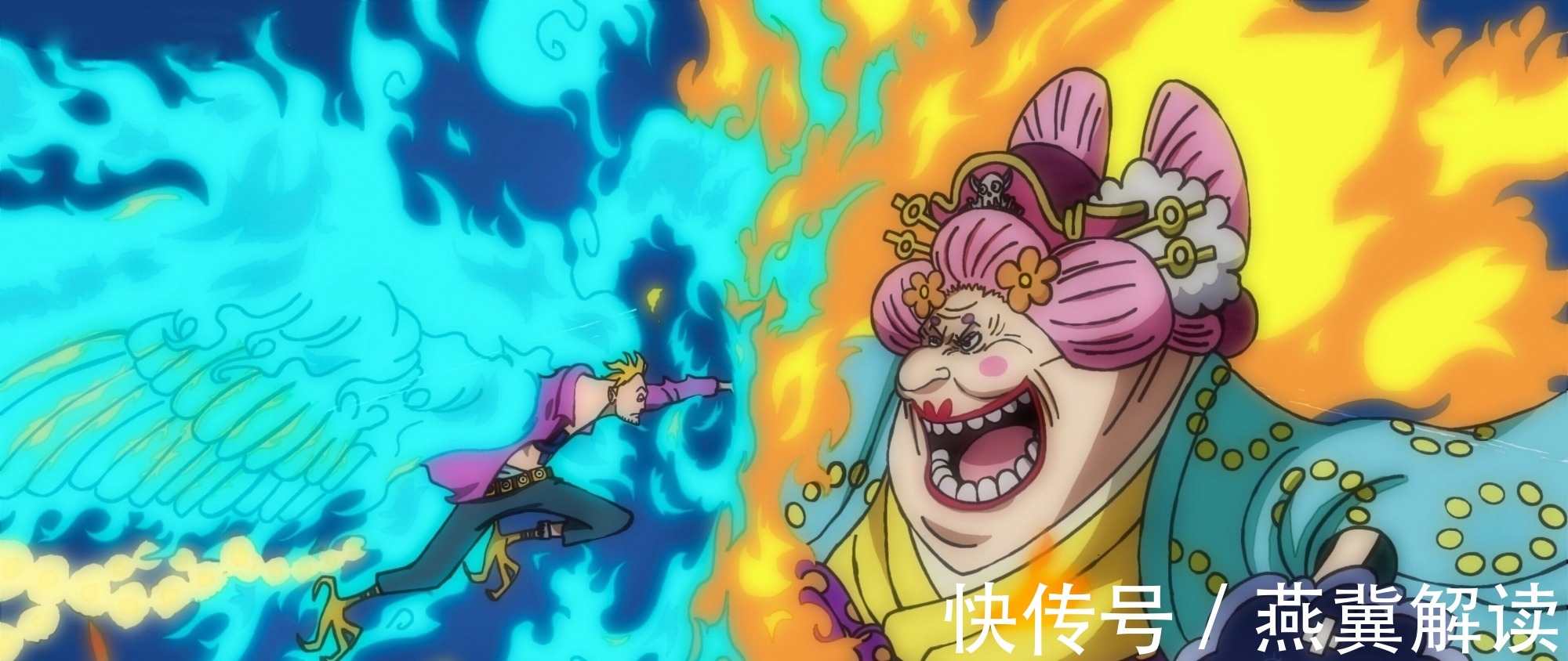 尾田老师|海贼王998话:雷神艾尼路登场!马尔科再次加强,这次是全场治疗