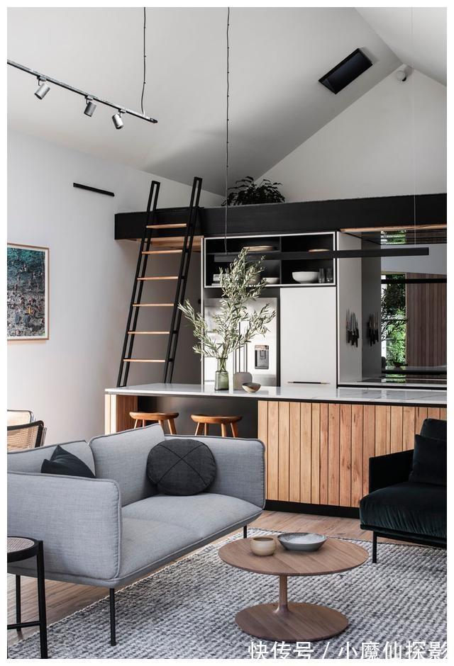 阁楼|35平小户型别墅设计，花园，阁楼功能齐全，不输几百万的高级别墅