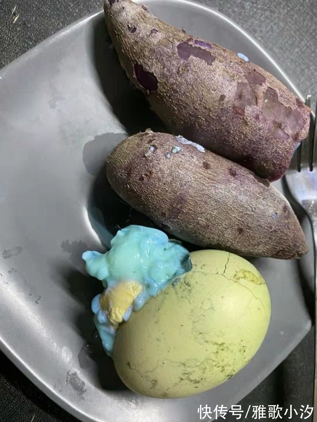 不要把鸡蛋和紫薯一起煮,不然,你会忍不住笑的
