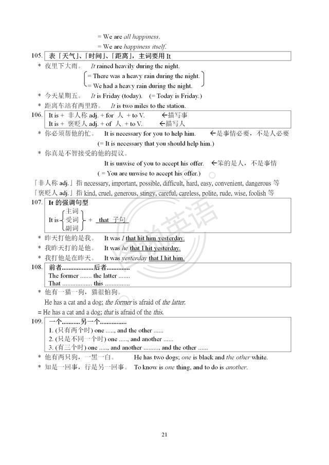 图说英语:英语句型合集，这种梳理，你见过吗?