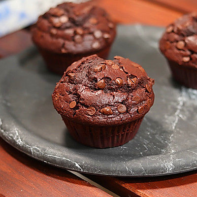 巧克力爆头玛芬蛋糕