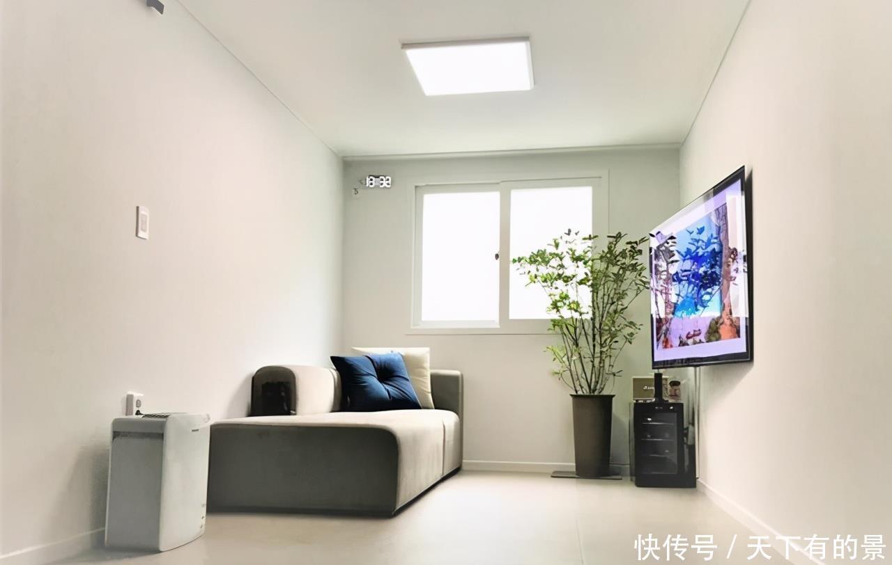 餐边柜|夫妻改造56㎡老破小,变身简约舒适的小婚房,小餐厅设计真机智!