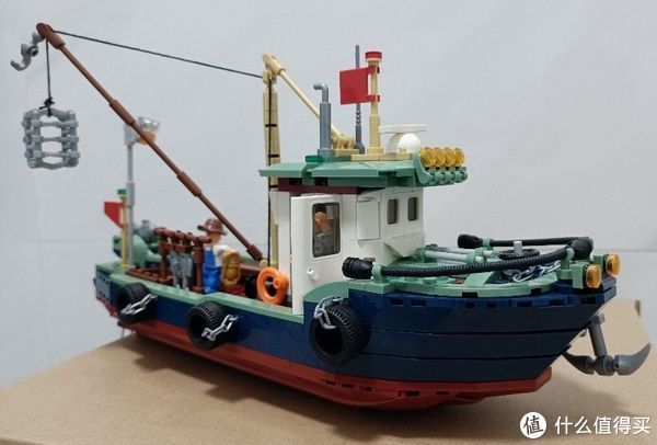积木|国产积木分享:捕鱼达人-昌盛号帆船积木模型