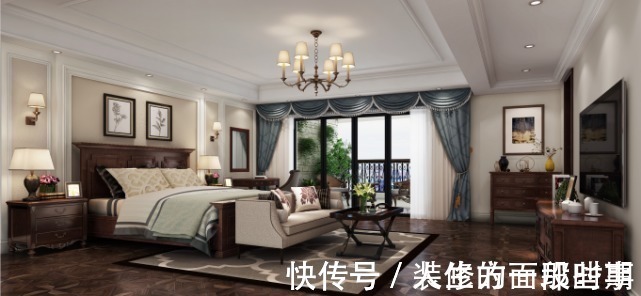 家私|215平美式四居室,空气中都充满华美、绮丽、浪漫的气息