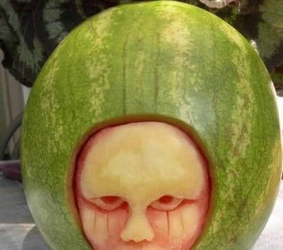 美术|不同专业吃西瓜,理科生普通,文科生讲究,美术生