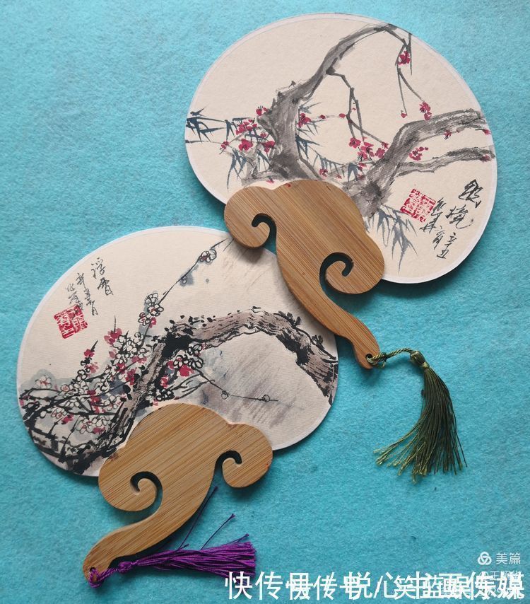 新春|在小小团扇中尽情挥洒,王照华牛年新春《梅花百扇迎春展》