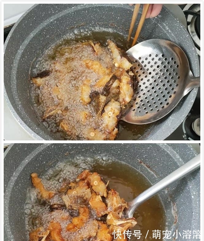 姜葱|草鱼这样做，酥香好吃又开胃，配料做法简单，一次做3斤也不够吃