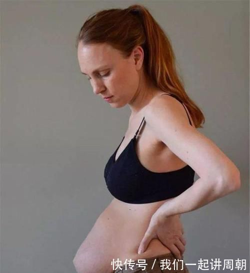 三胞胎|生完三胞胎后肚子却收不回去,国外宝妈的晒照,诠释伟大母爱