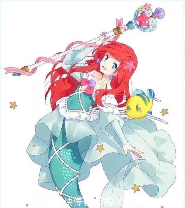 乐佩公主|当迪士尼公主变本子画风,白雪公主超可爱,贝儿公主美炸了!