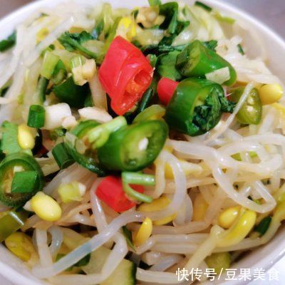 豆芽|教你一招，做出的减脂餐.凉拌魔芋面越吃越香