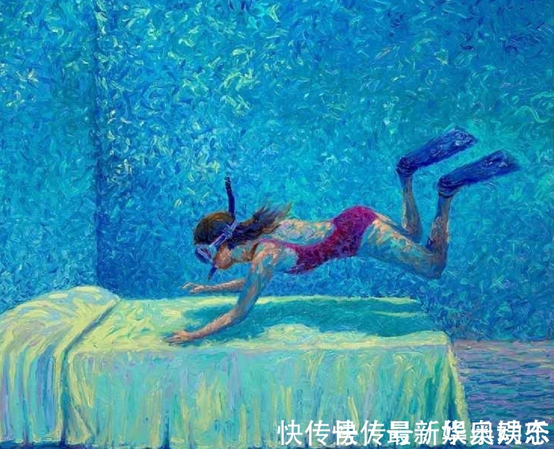 斯科特!扔掉画笔,用手指玩转色彩——美女画家艾里斯神奇的指上绘画