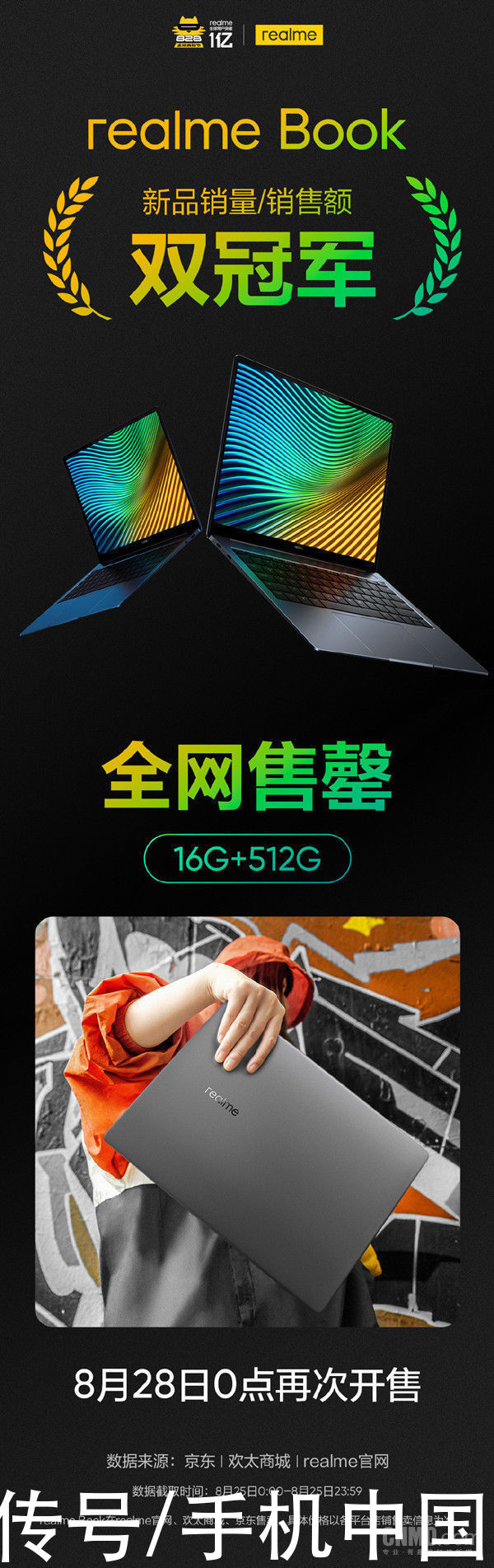 全网|realme Book 16+512GB版全网售罄 8月28日再次开售