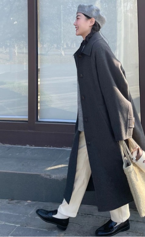 搭配 讲真的,冬天还是穿毛呢大衣更洋气,这些搭配温柔优雅又有格调