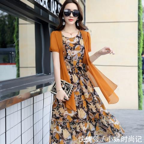 雪纺连衣裙 35岁的女人不能乱穿衣,这8款连衣裙才能衬托你高贵的气质