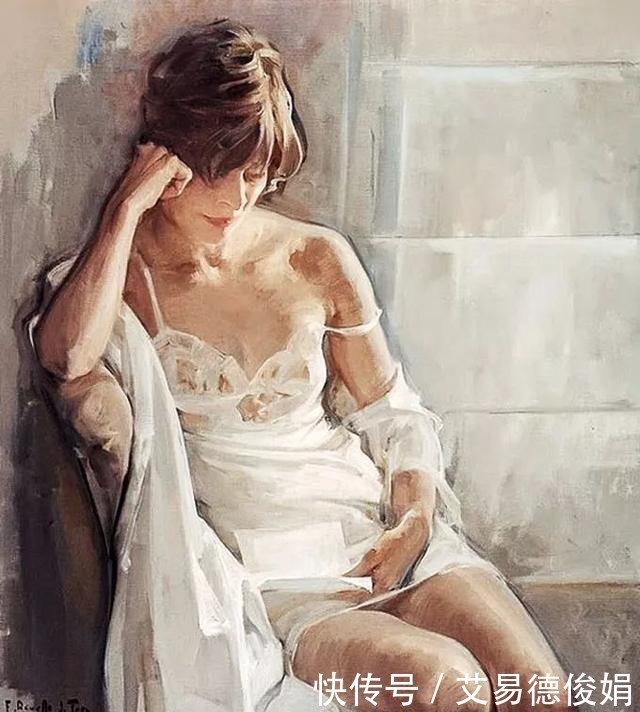 马拉加#他被指定为西班牙国王和王后的肖像画官方画师,擅长画美人